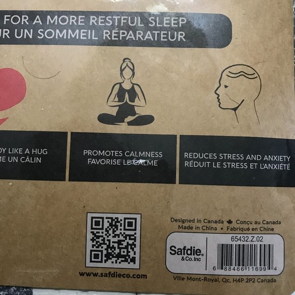 Brand New Winter Plaid 10 LBS 40" x 60" Weighted Blanket! - Picture 3 of 5